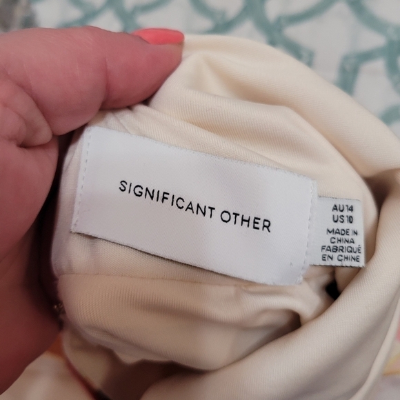 New BHLDN Significant Other Boho Floral Sleeveless Mini Dress Women's Size 10 - Picture 5 of 5